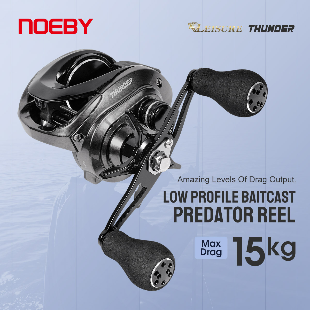 Abu Garcia Reel Max - Noeby Baitcasting Reel Magnetisch remsysteem 6.4:1