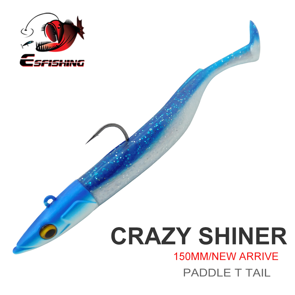 Fishing Lure Spoon - ESFISHING Zachte Vislokmiddelen Leurre Souple Crazy