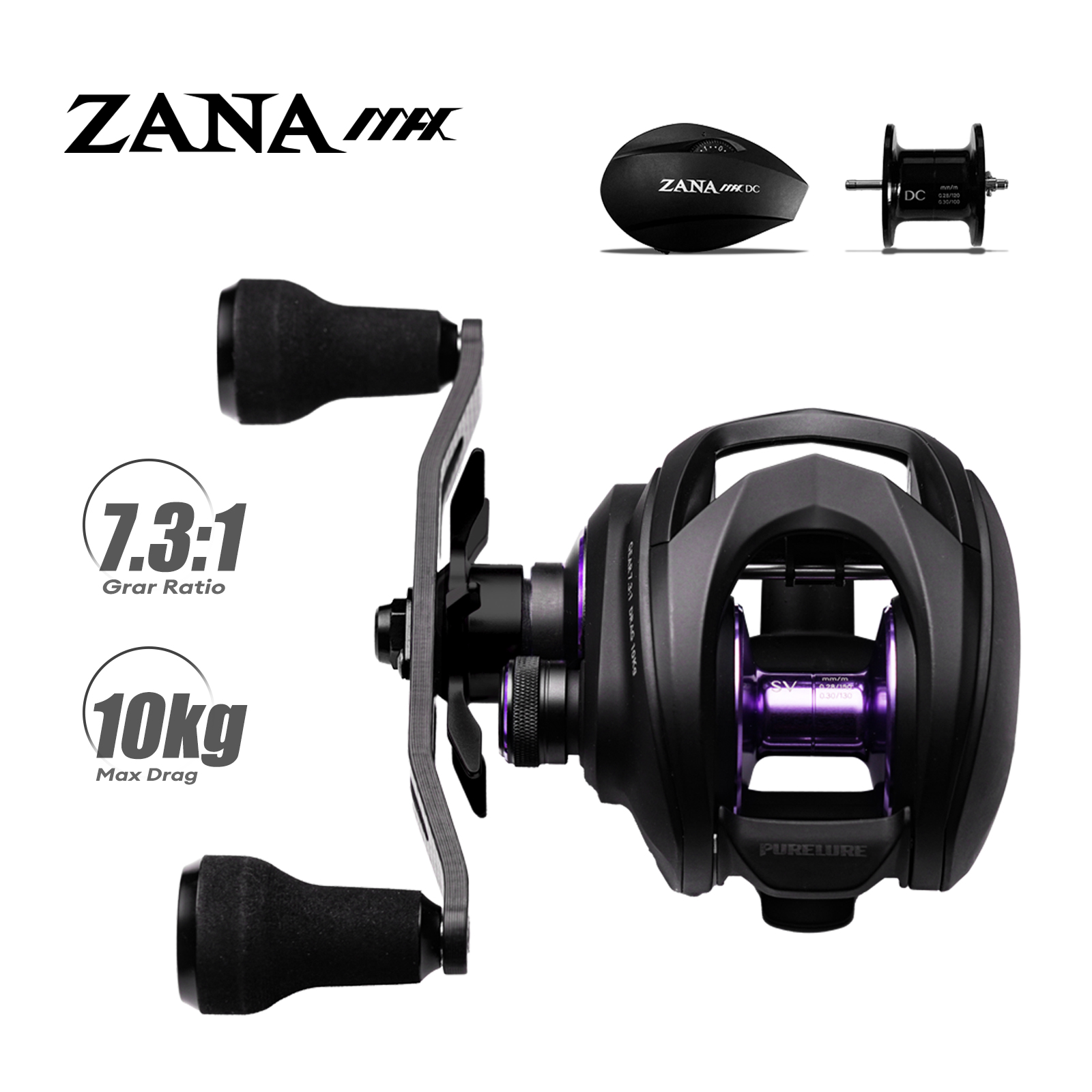 PURELURE ZANA MAX 10KG SV+DC D - Abu Garcia Reel Max recensie en prijs