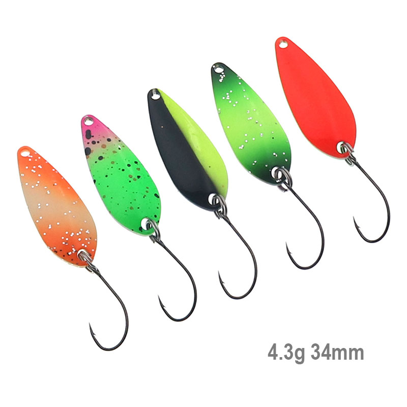 Vissen Lepel 4.3g 34mm UV Kleu - Fishing Lure Spoon recensie en prijs