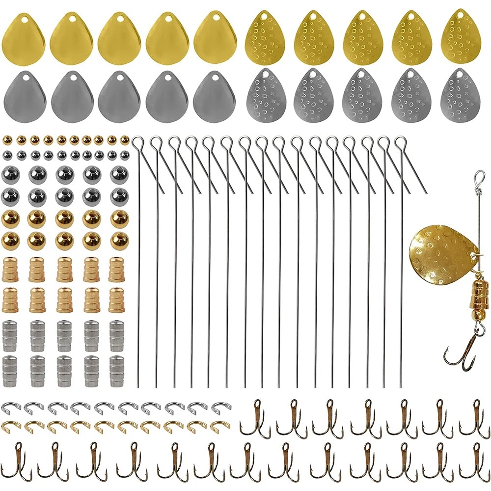 140 Stuks Visaas Maken Kit Vis - Fishing Lure Spoon recensie en prijs