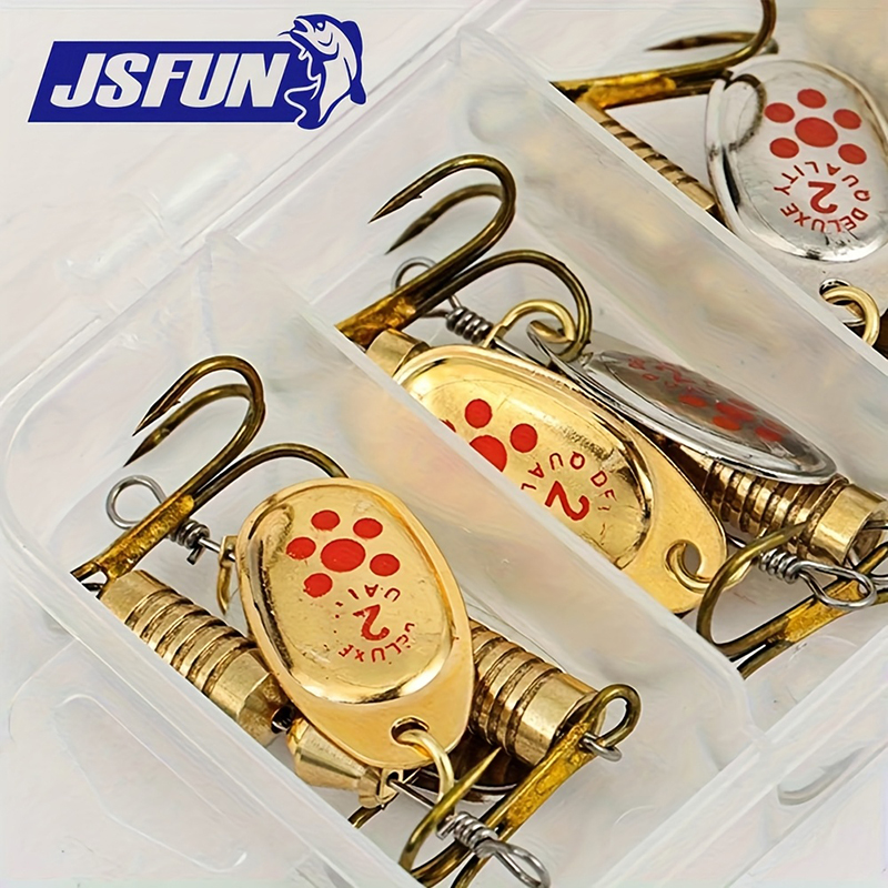 JSFUN 10-delige spinner kunsta - Fishing Lure Blade Bait recensie en prijs