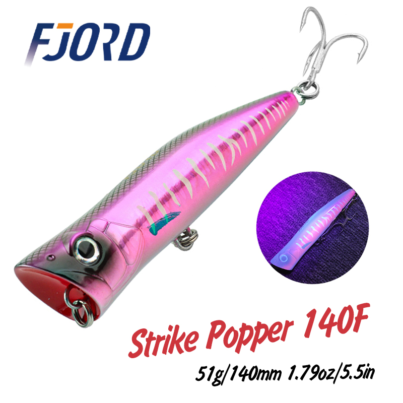 FJORD 140mm 51g Popper Vissen  - Fishing Lure Buzzbait recensie en prijs