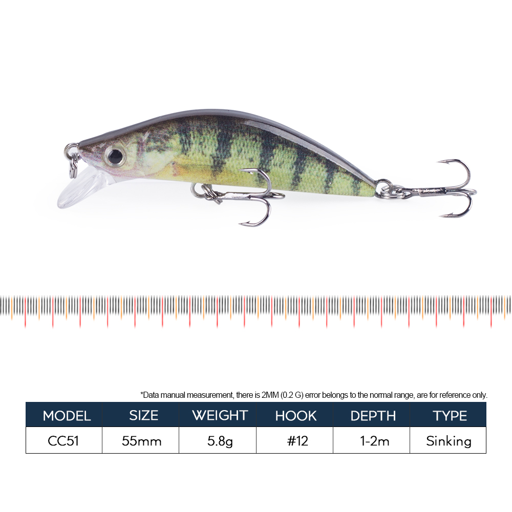 Hanlin Mini Minnow 55Mm 5.8G V - Fishing Lure Crankbait recensie en prijs