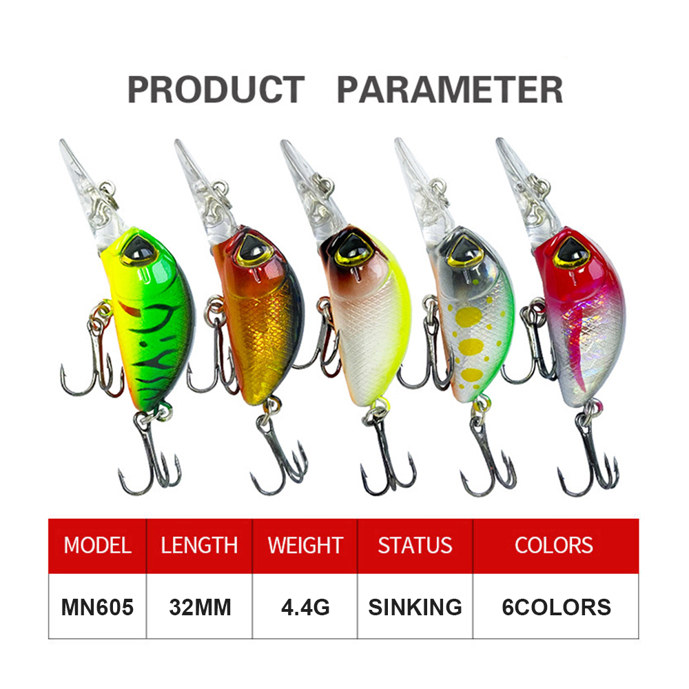 3.2 Cm 4.4G Vissen Lokt Zinken - Fishing Lure Jerkbait recensie en prijs