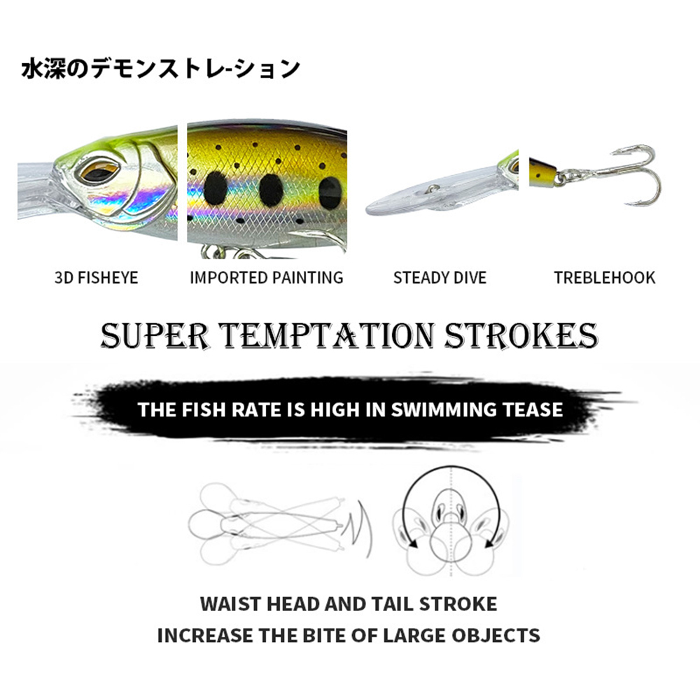 8.5 Cm 18.2G Vissen Lokt Drijv - Fishing Lure Jerkbait recensie en prijs